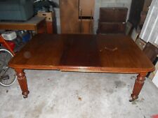 Vintage  Mahogany Wind out  Extending Dining Table on Castors