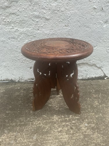 Vintage indian hand carved - indian,