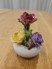 vintage Aynsley fine bone china floral figurine Immaculate