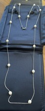 Tiffany & Co. Elsa Peretti  Pearls By The Yard 40”long Necklace 925 Silver