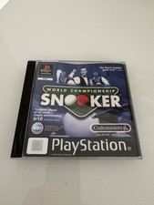 World Championship Snooker Sony PS1 Playstation PAL Boxed With Instructions