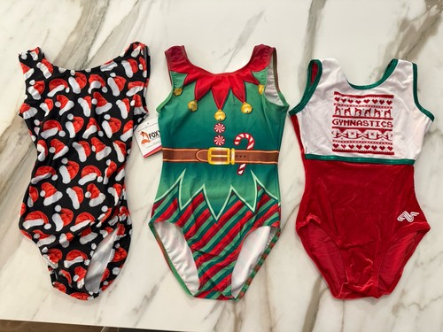 Christmas gymnastics leotard - gymnastics,