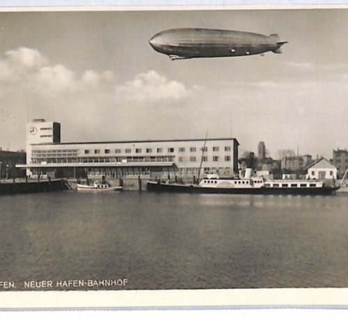Graf zeppelin postcard - graf,
