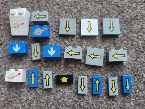 20x lego vintage space printed - lego,