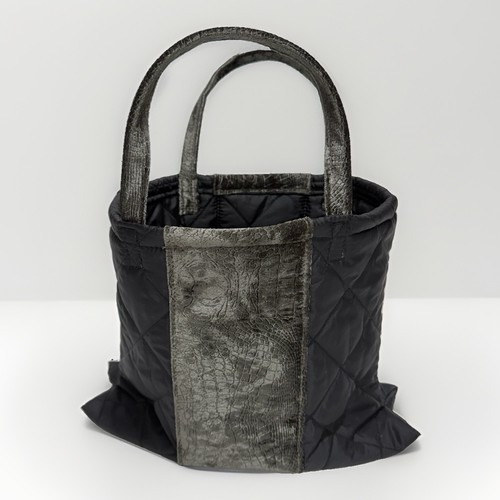Hand made black - hand, quilted