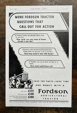 Fordson Agricultural Tractor - 1935 Cutting 548
