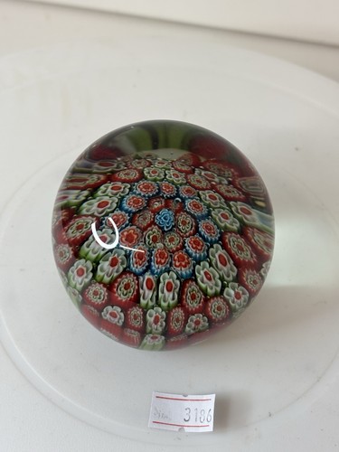 Vintage millefiori paperweight - millefiori,