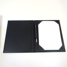 Black conference folder menu - conference, folder/menu