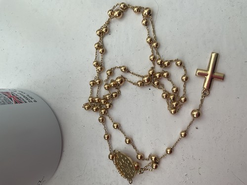 Carat gold rosary cross - 14,
