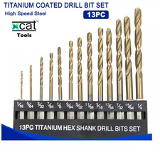 13pc Drill Bit Set 1/4 Hex
