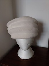 Vintage Felt Fur Cream Hat