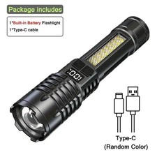 990000000Lumens High Powered Super Bright Flashlight Led Rechargeable Torch Lamp