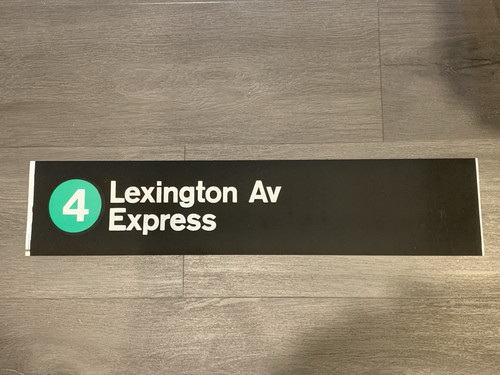 Nyc subway roll sign - ny,