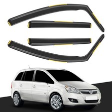 FOR VAUXHALL ZAFIRA B MK2 2005-2014 5 DOOR MPV WIND DEFLECTORS 4PCS TINTED