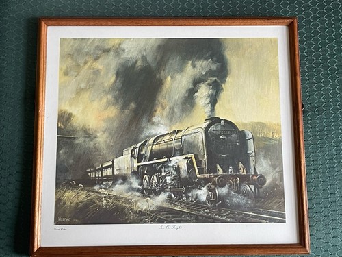 Train print framed - train, david
