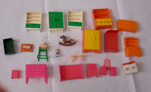 Dolls house furniture mixture - dolls,