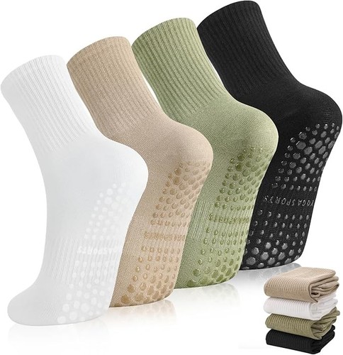 Pairs pilates grip socks - 4,