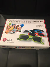 LG 3D CINEMA GLASSES - PARTY PACK - MODEL NO. AG-F215/BUNDLE  - 5 PAIRS - BOXED 