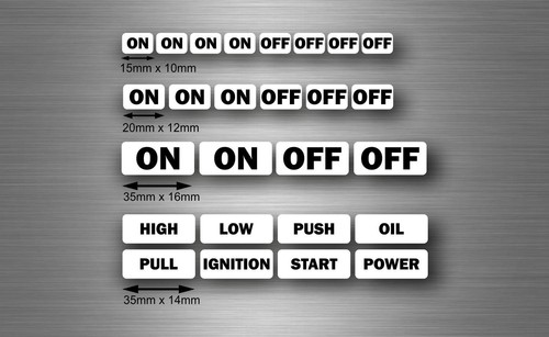 Set 26x sticker car button - set,