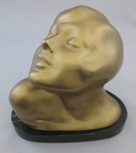 Art deco era gold metal - deco,