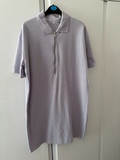 Zara Ladies Light Purple Cotton & Polyester Short Sleeved Dress - Size Small