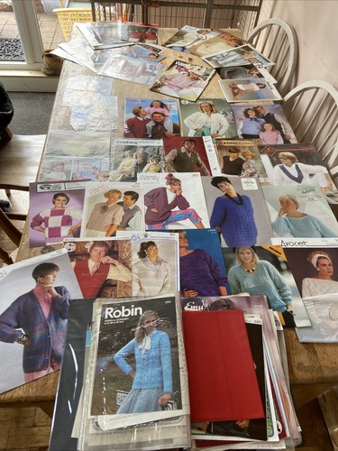 Large bundle vintage - large, knitting