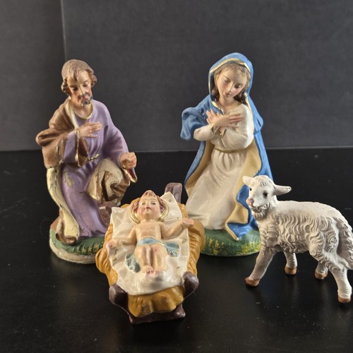 Vintage italian nativity set - italian,