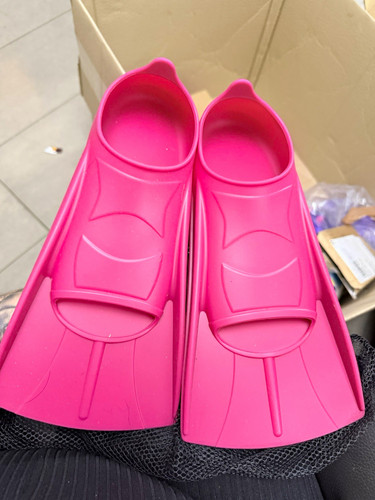 Pink snorkelling swim - fins, &