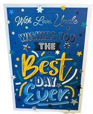 UNCLE BIRTHDAY Card 7x5”