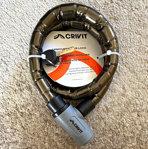 Crivit armoured bike cable - crivit,