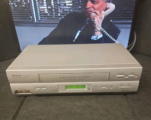 Sharp mh705 vcr vhs video - sharp,