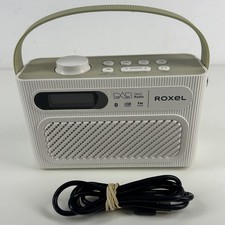 Roxel RDR-40 DAB/DAB+ Digital & FM Radio Portable Wireless Speaker Alarm Clock