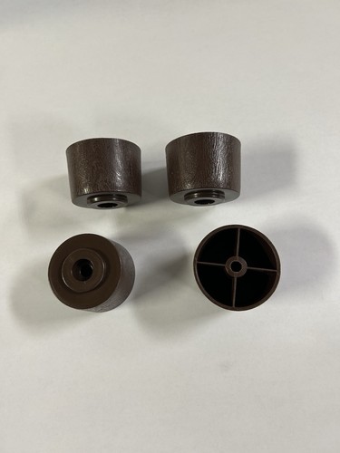 Round plastic brown - ,