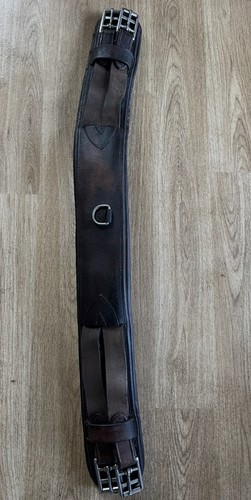 Brown leather horse - 32”,