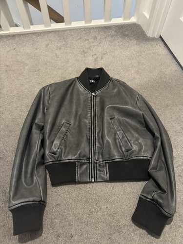 Zara women black faux - zara,