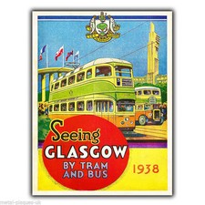GLASGOW TRAM Vintage Retro