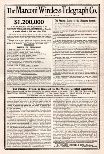Marconi wireless telegraph - telegraph,