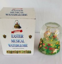 Vintage 1994 Easter Snow Globe
