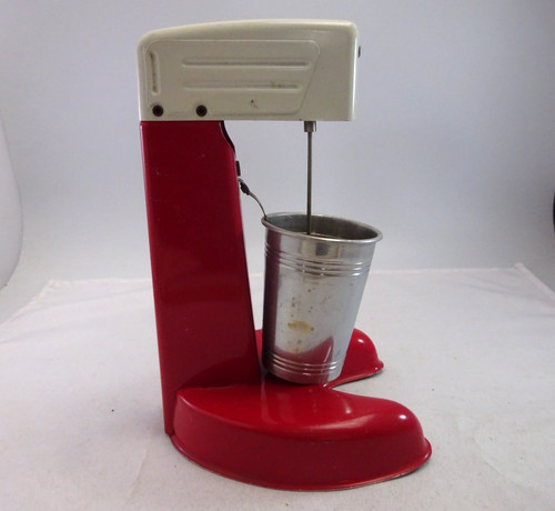 Vintage metal toy milk - metal, shake
