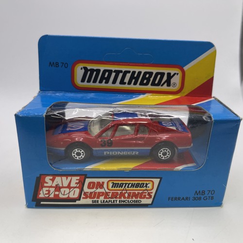 Matchbox mb70 ferrari 308 - 308, gtb