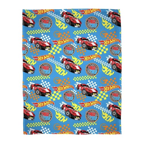 Hot wheels fleece throw - fleece, cars