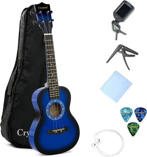Inch concert ukulele blue - concert,
