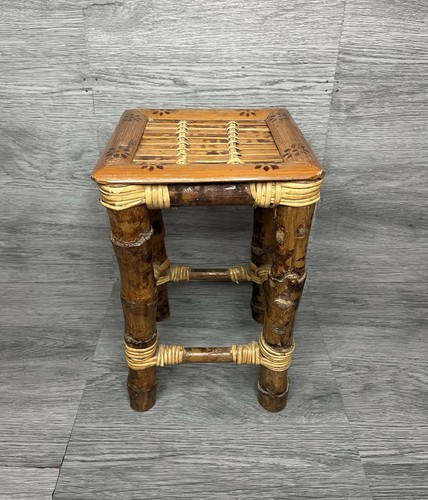 Vintage bamboo hexagonal - hexagonal, small