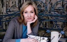 JK Rowling - Harry Potter Signed Autographed 12 x 8 inch Photograph