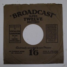 10" 78 gramophone record