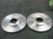 FORD CAPRI 2.8 DRILLED GROOVED BRAKE DISC FRONT VENTED 245M