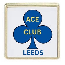 Leeds Utd  Metal Pin Badge Ace