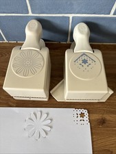 2x Martha Stewart Large Punches - Card Craft Punch Cutter - Flower & Corner (L1)
