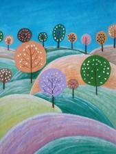 Original acrylic landscape