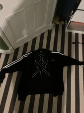 Unknown London BlackVelour Sweatshirt Size XL